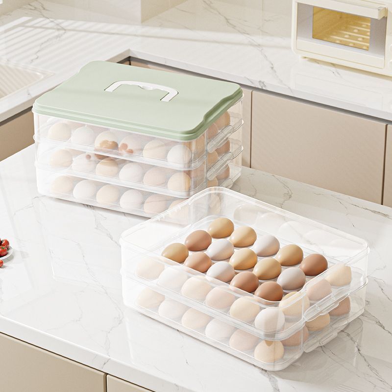 Food Storage Usa - 卵収納ボックス 冷蔵庫専用 食品グレード 鮮度保持ボックス キッチン収納整理ツール 卵ラックホルダー