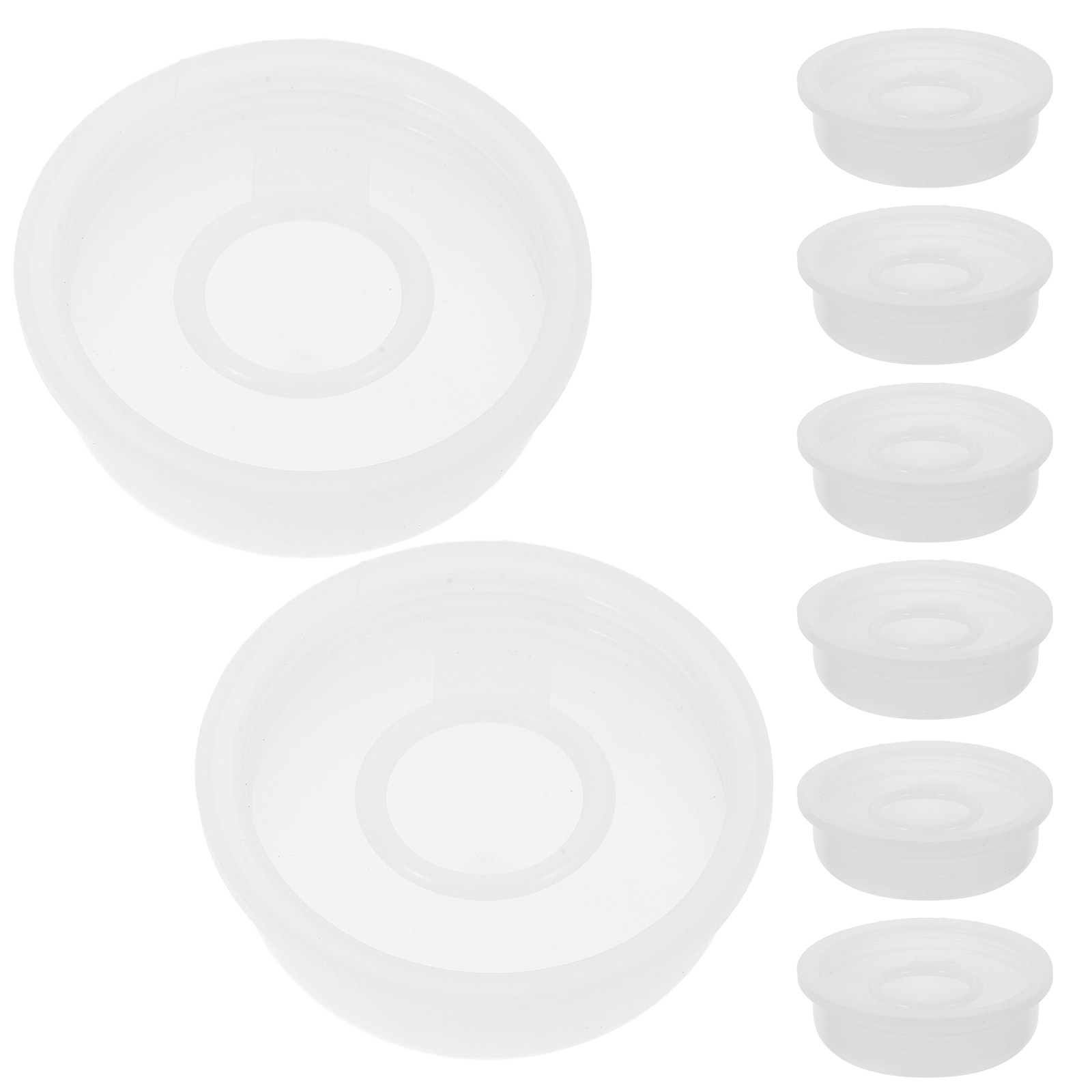 Food Storage Usa - 10 個のプラスチック化学バケツ蓋シーリングインナープラグプルリングインナー蓋 20-25L 漏れ防止保管ペイントペットフードチキン