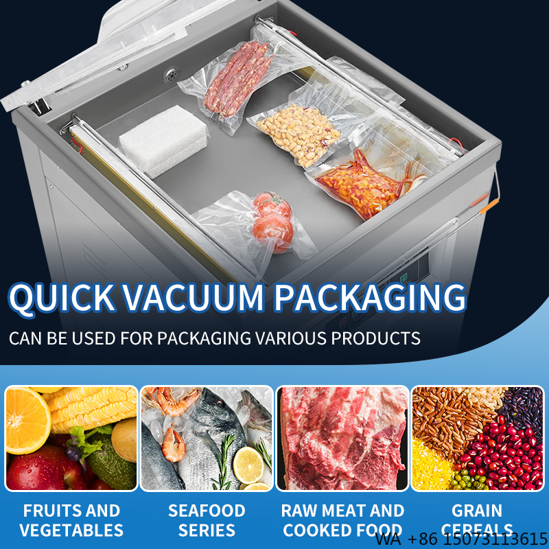 Vacuum Sealer Bag - DZ-500 縦型単室食品真空シーラー半自動包装機（モーター付きプラスチックバッグ＆フォイルシーラー）