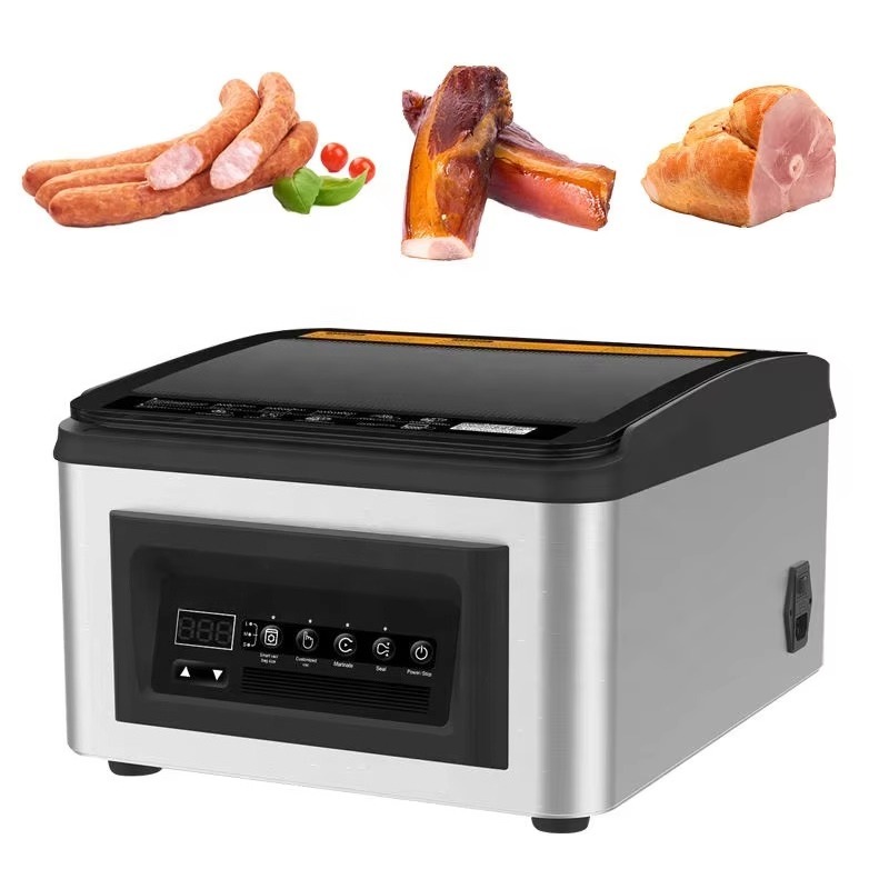 Vacuum Sealer Bag - 卓上電気真空シーラーマシン 110V 220V 家庭用キッチン小規模ビジネス用 乾湿食品保存袋シーリング