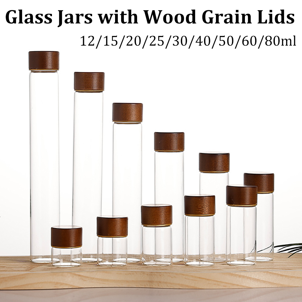 Food Storage With Glass Lids - ガラススパイスジャー調味料容器蓋付き小さなガラス瓶コーヒー豆保存気密食品保存キャニスターキッチン用