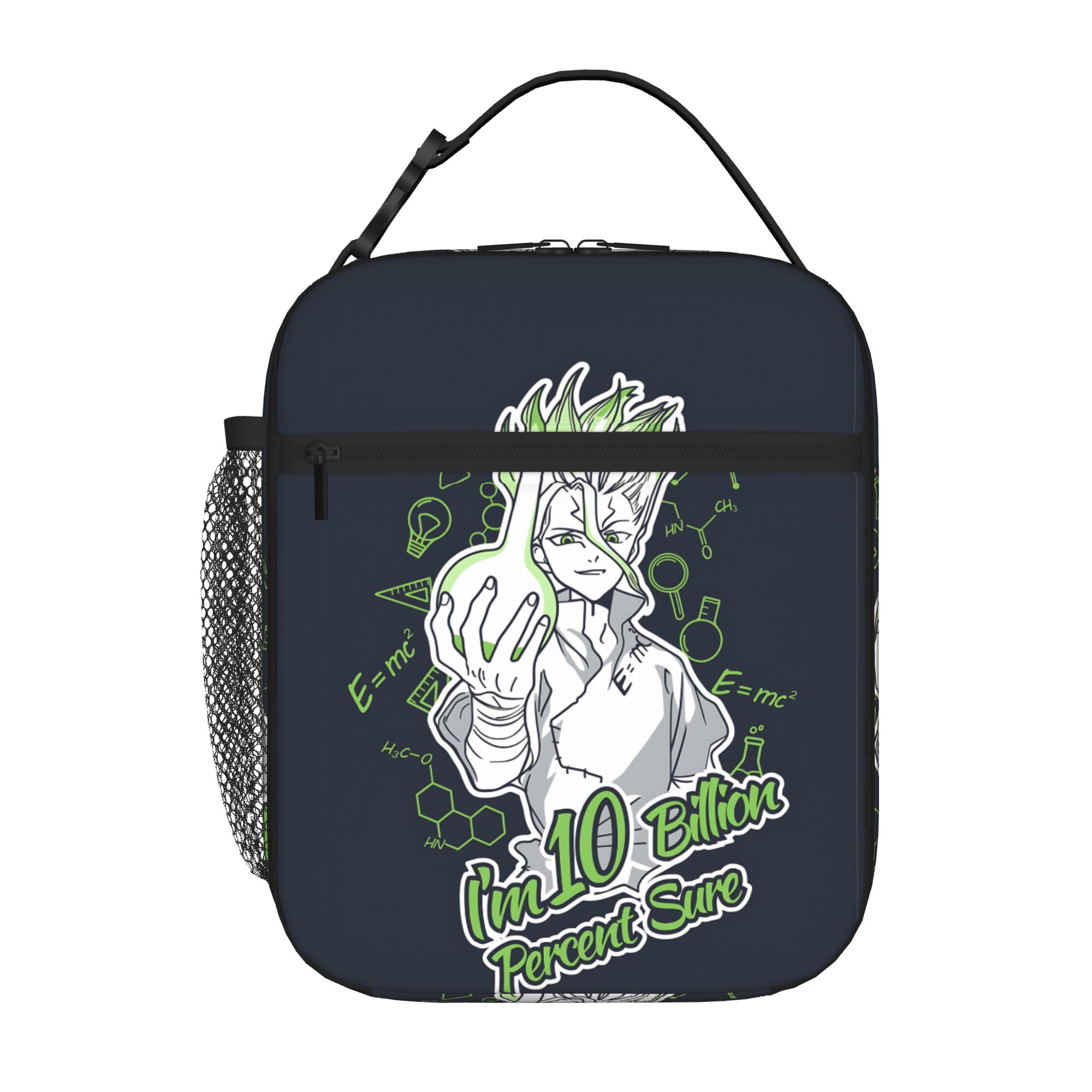 Food Storage Quotes - 1 ピースジッパー開閉式石神千空化学引用収納袋ポケット Dr.STONE 学校ランチフードボックスランチフードバッグ用
