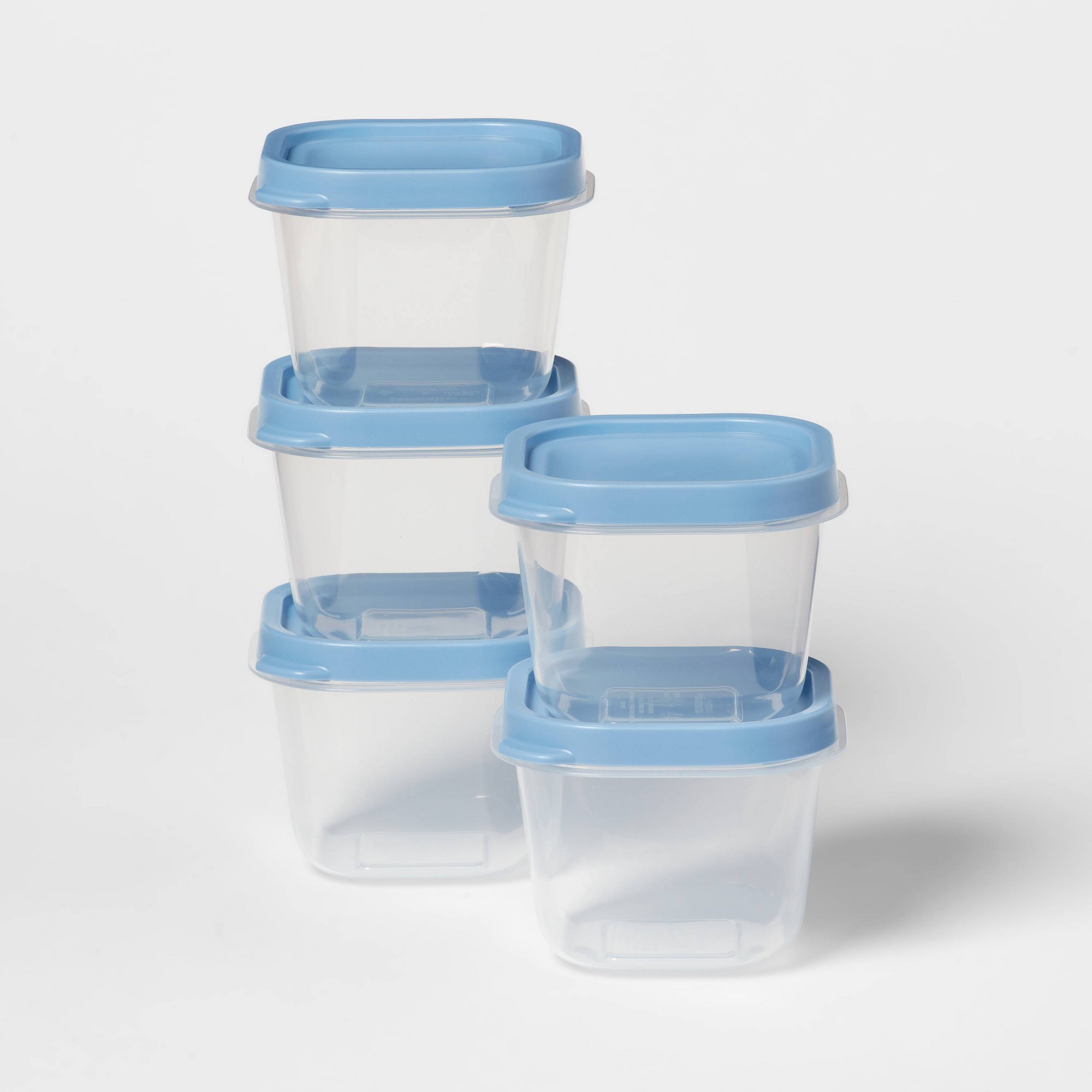 10個入り青色プラスチック食品保存容器セット（蓋付き）、キッ - Food Storage Prep Containers のレビューと価格