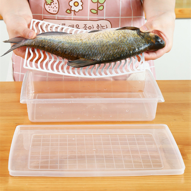 箱入り肉用の冷蔵庫保管庫、蓋付きで冷凍・鮮度保持が可能、串や - Food Storage Types のレビューと価格
