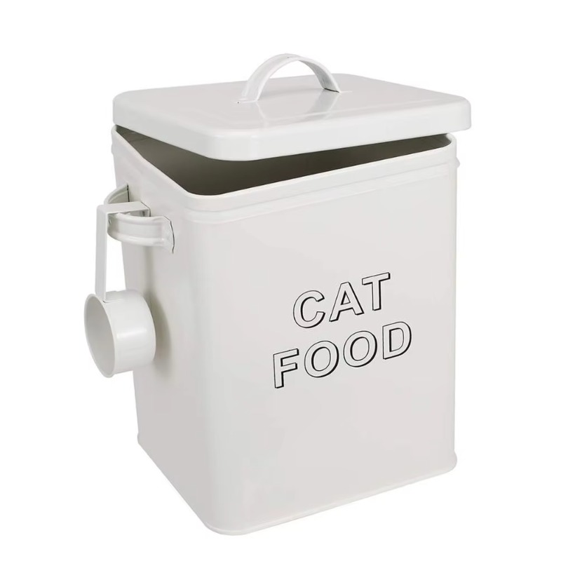 ペット用おやつとフード収納容器、蓋とサービングスクープ付きの - Food Storage For Dog のレビューと価格