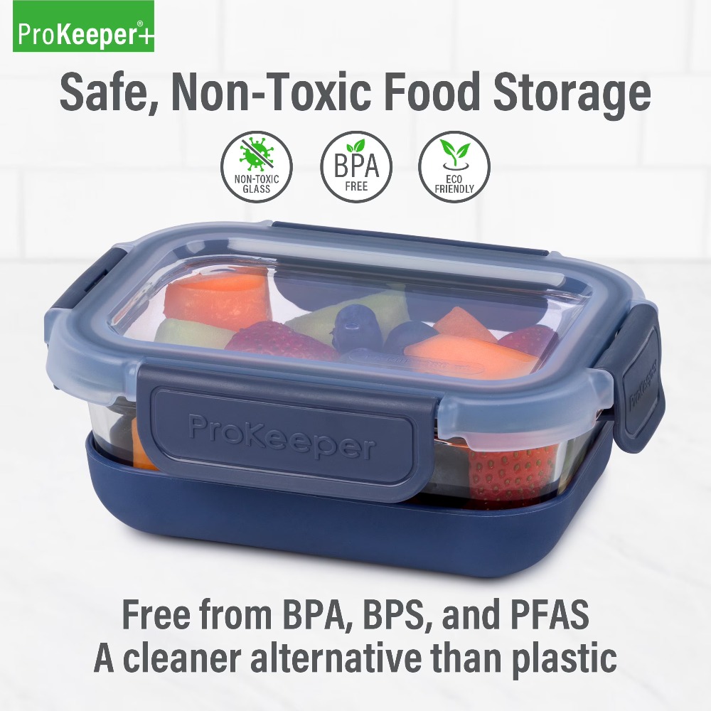 2パック 1.6カップ ガラス製食品保存容器 滑り止めシリコ - Food Storage Prep Containers のレビューと価格