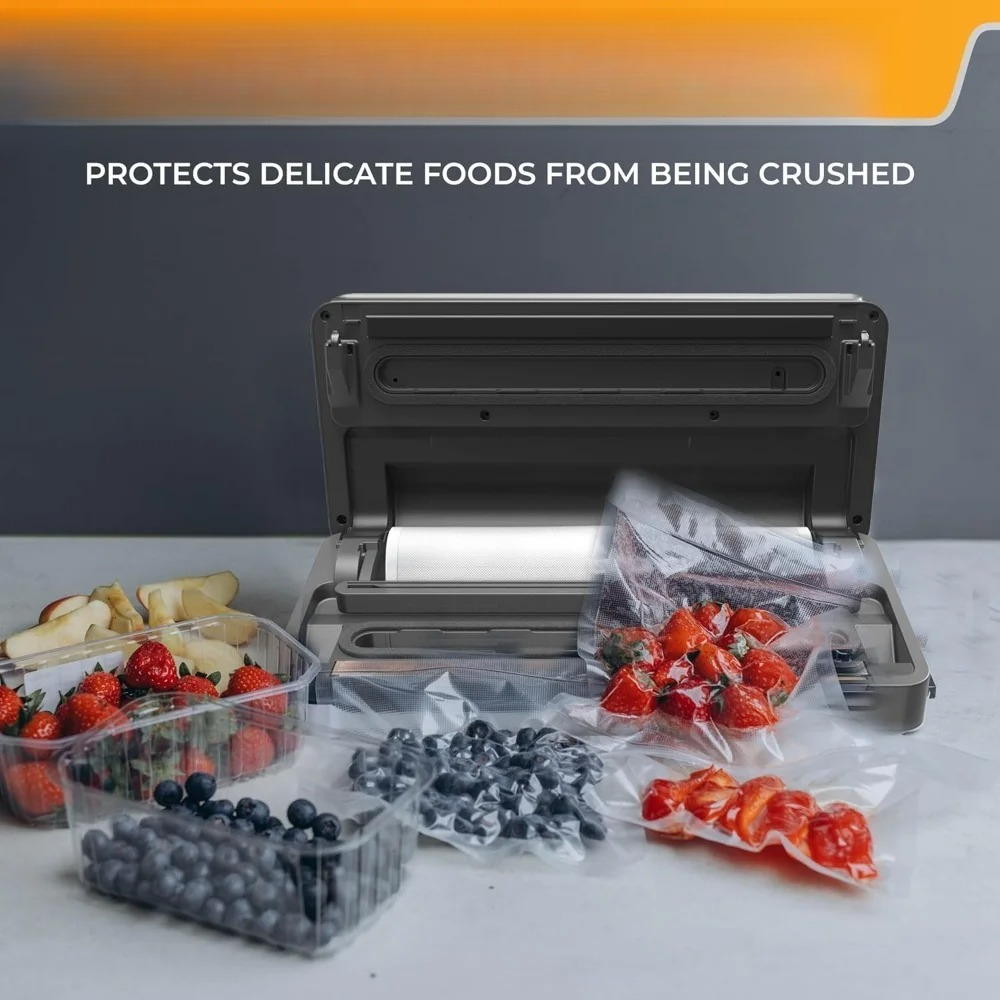 大型真空シーラーマシン、19フィートのバッグロール付き、乾湿 - Food Storage Long Term のレビューと価格