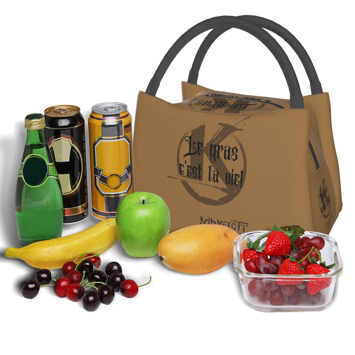 カマエルート・ザ・ファットの名言！ 学校用断熱ランチバッグ、 - Food Storage Quotes のレビューと価格