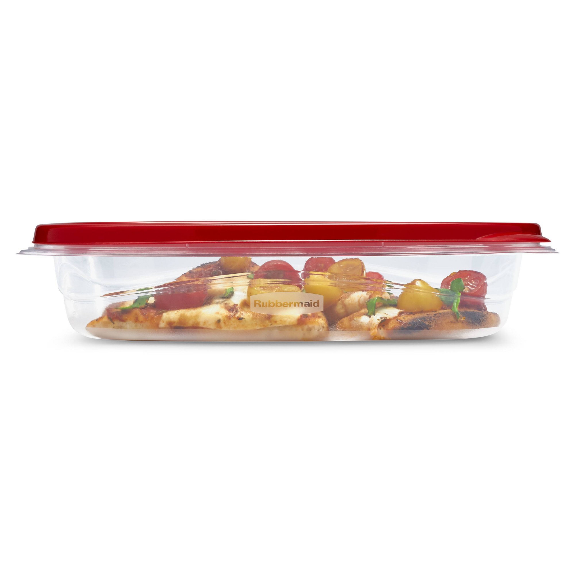 赤い長方形の食品保存容器3個（蓋付き）、4カップ用の再利用可 - Food Storage Prep Containers のレビューと価格