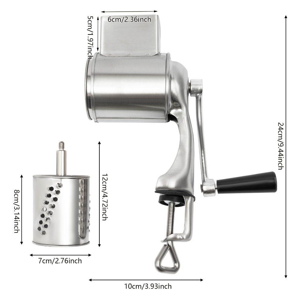 ベジチョッパー ステンレス製ドラムカッター、5種類の交換可能 - Kitchenaid Mixer Hand Mixer のレビューと価格
