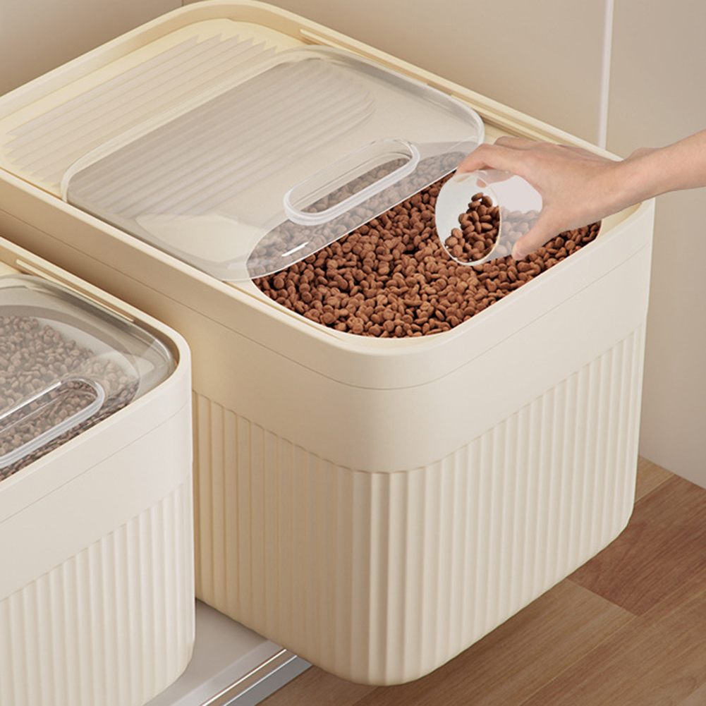ドッグフードストレージコンテナ5/10/15L - Food Storage Cupboard のレビューと価格