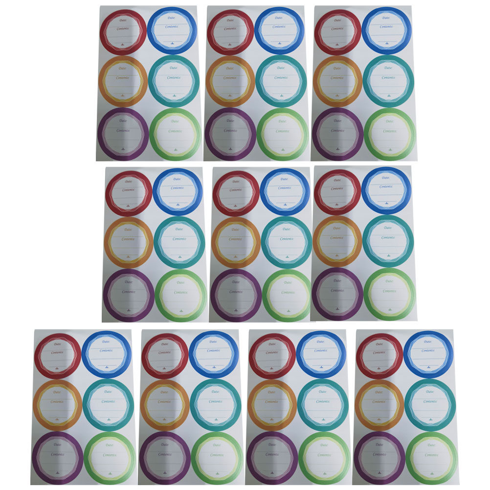 60枚 防水日付ラベル 無地手書きステッカー 携帯用ボトルラ - Food Storage Notes のレビューと価格