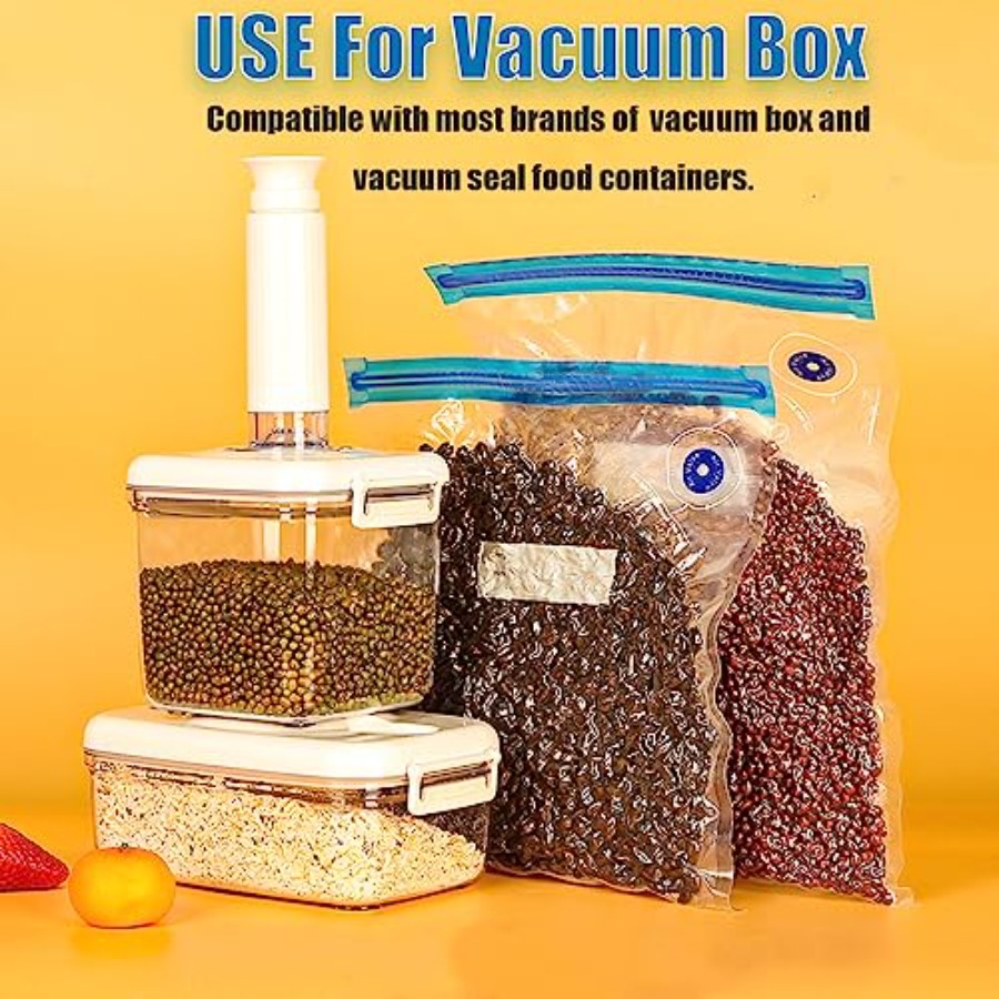 真空調理用バッグ、手動式真空ポンプ、広口および普通口のメイソ - Vacuum Sealer Bag のレビューと価格