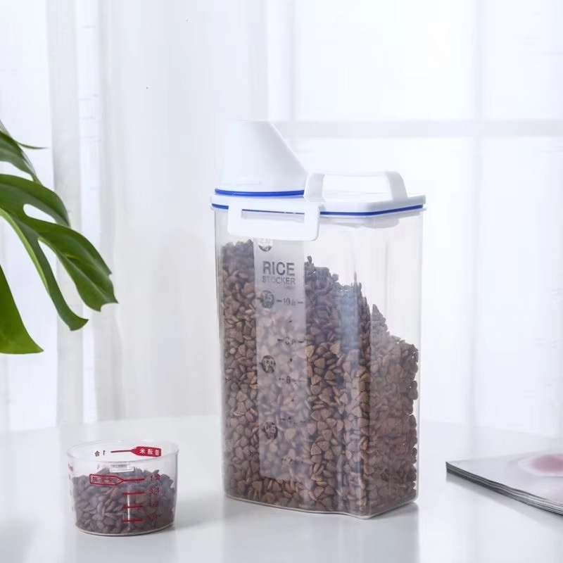 ホットセール！エコフレンドリーなプラスチック製ペットフード収 - Food Storage For Dog のレビューと価格