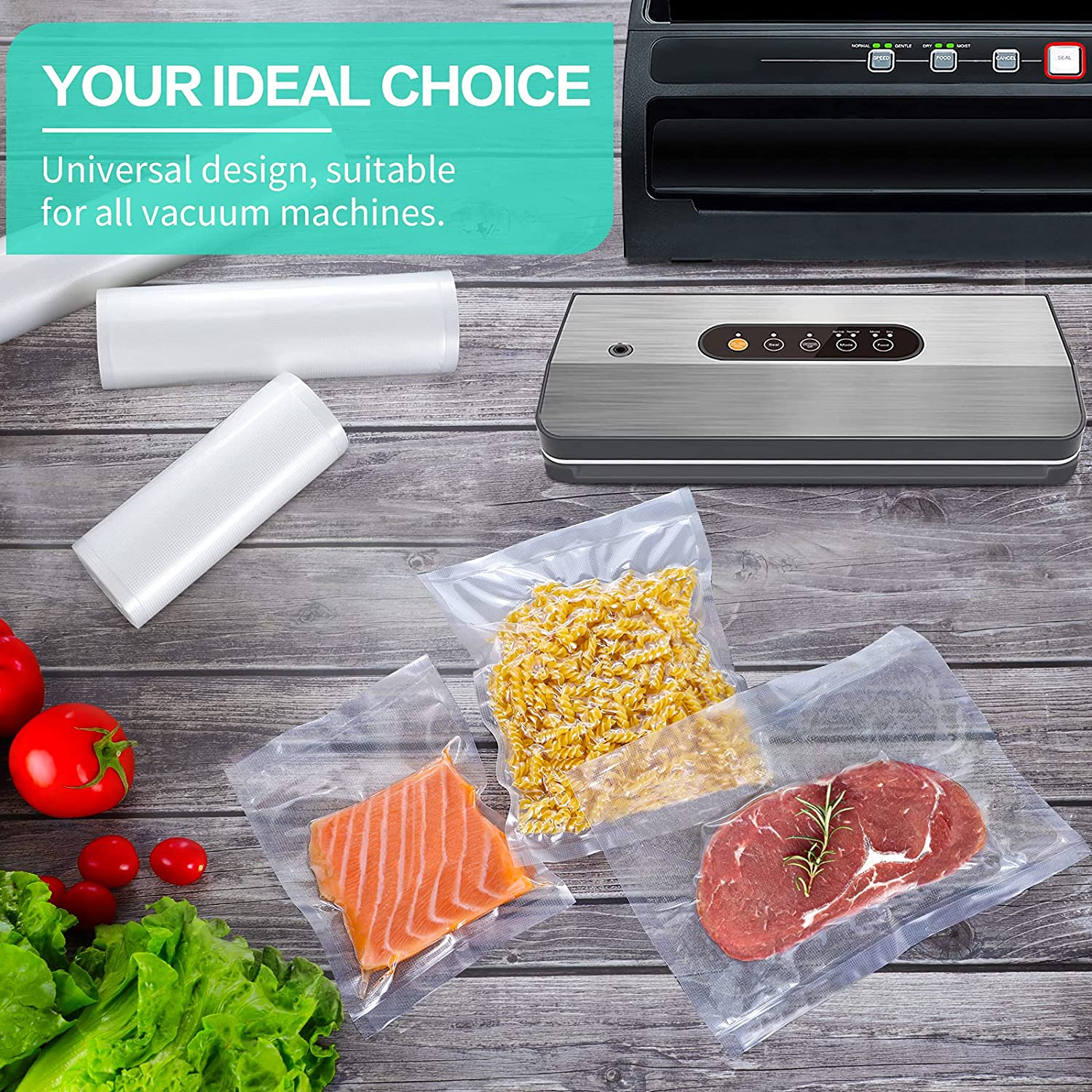 キッチンバッグ 真空食品用 真空シーラーバッグ ソウヴィッド - Vacuum Sealer Bag のレビューと価格