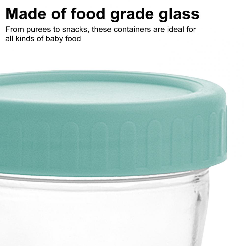 食品保存瓶 ガラス製食品容器 6個入り ガラス製食品保存容器 - Food Storage With Glass Lids のレビューと価格