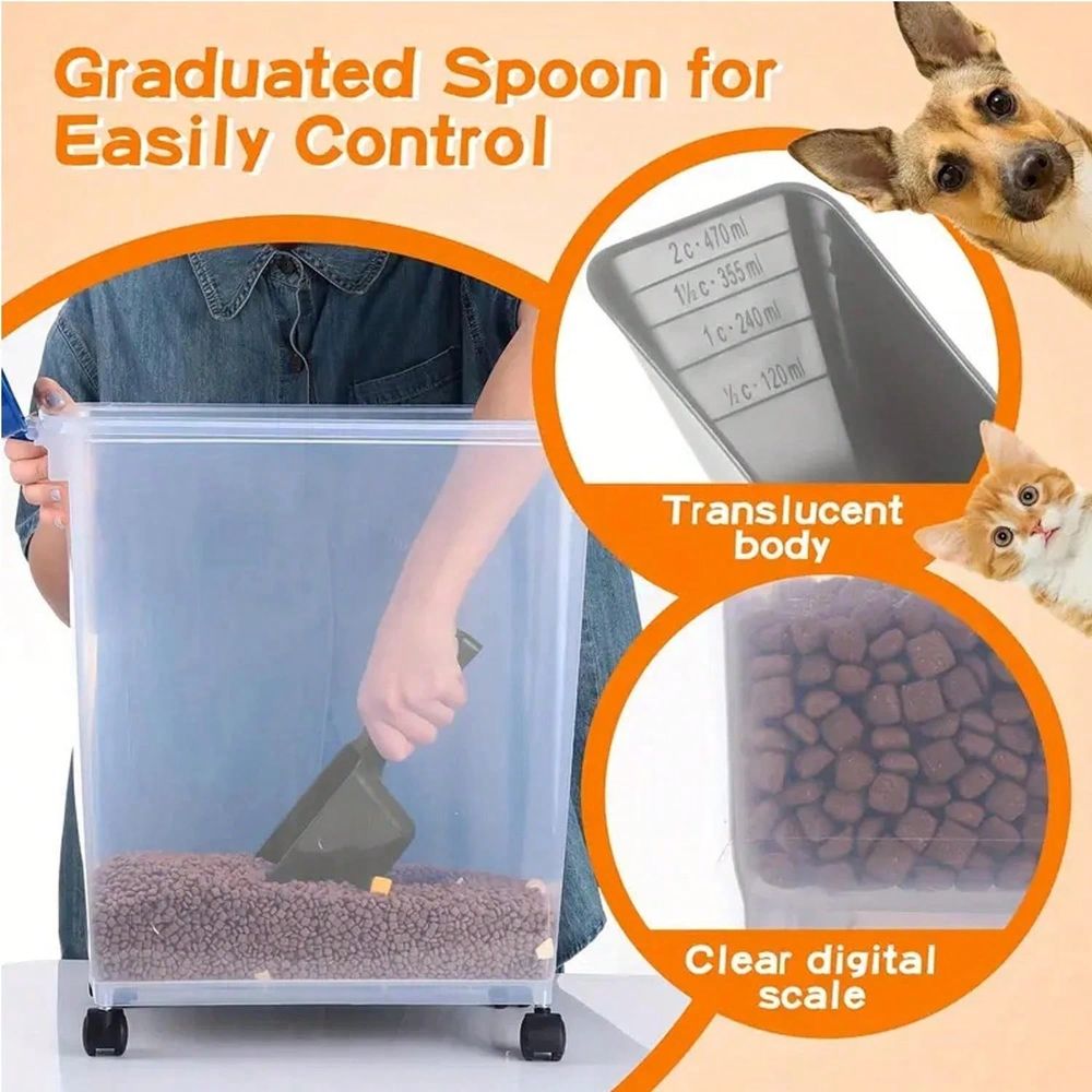 食品保存容器、30ポンドと11ポンドのコンボ、猫用フード保存 - Food Storage For Dog のレビューと価格