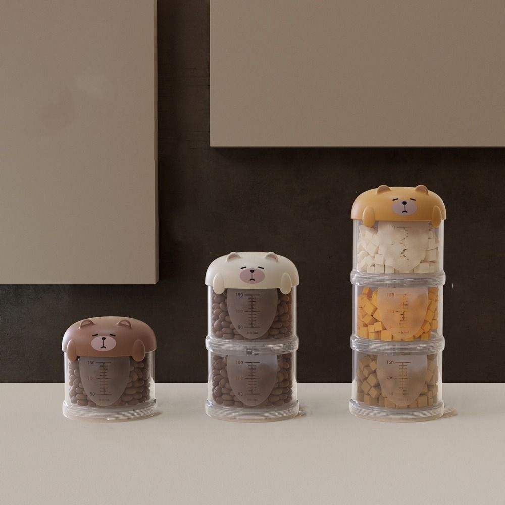 実用的なプラスチック製多層キャットフードボックス防湿かわいい - Food Storage For Dog のレビューと価格