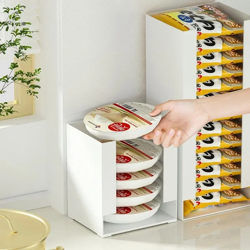 家庭用多機能インスタントラーメン収納ボックス キッチンオーガ - Food Storage Types のレビューと価格
