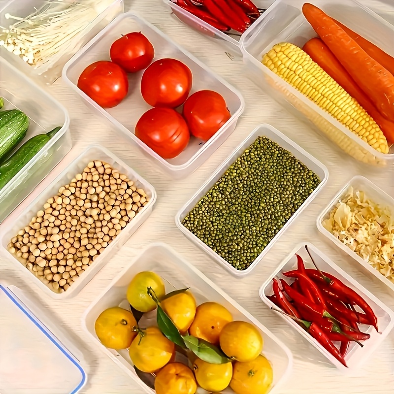 8個セットには、4つの容器と4つの蓋が含まれています。気密食 - Food Storage Cupboard のレビューと価格