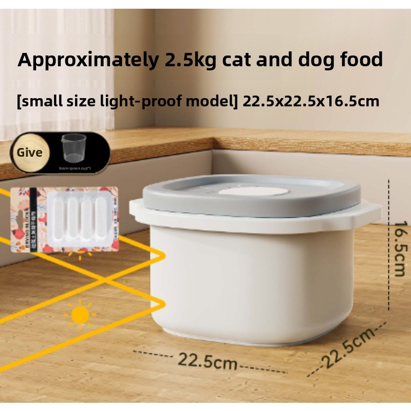 犬用真空ペットフード保存容器 密閉 防湿 防虫 不透明バレル - Food Storage For Dog のレビューと価格
