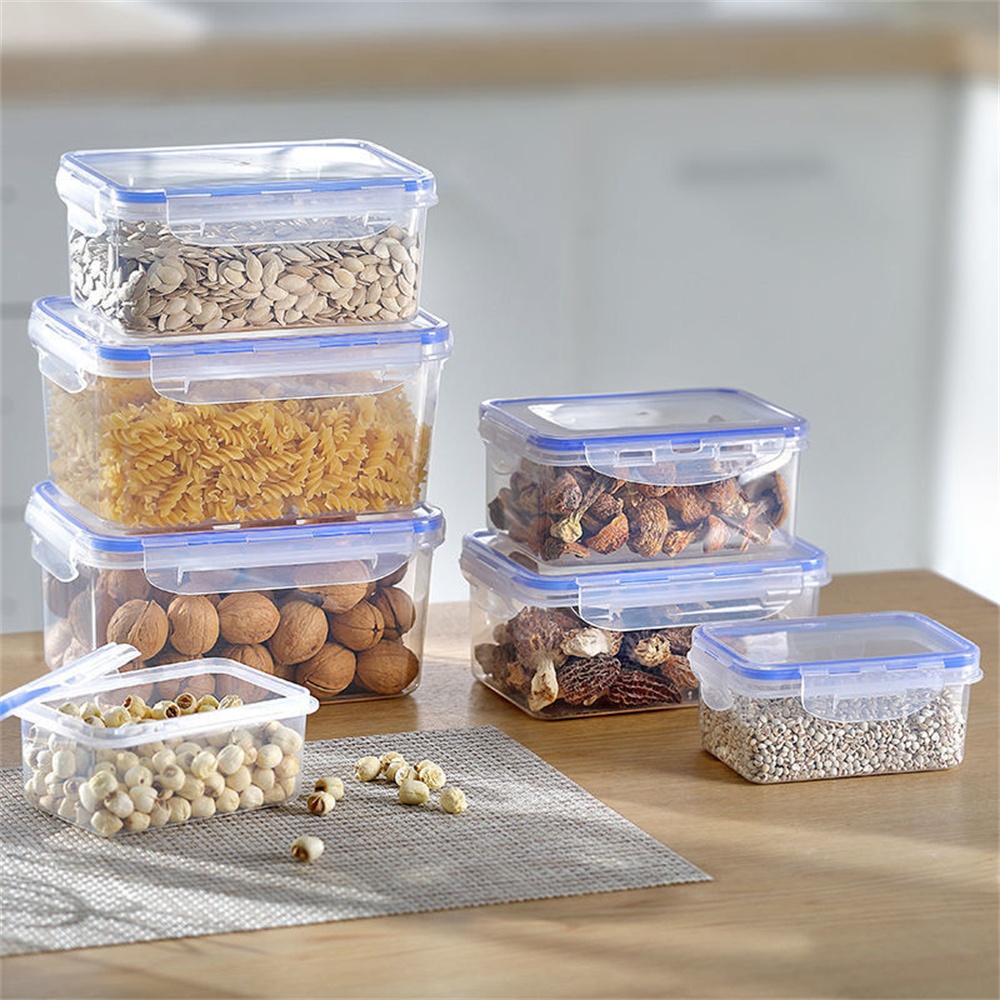1/4パック食品保存容器 透明キッチン整理ボックス 蓋付き  - Food Storage Utensils のレビューと価格