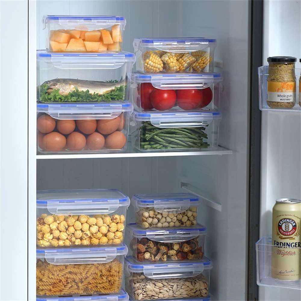 1/4パック食品保存容器 透明キッチン整理ボックス 蓋付き  - Food Storage Utensils のレビューと価格