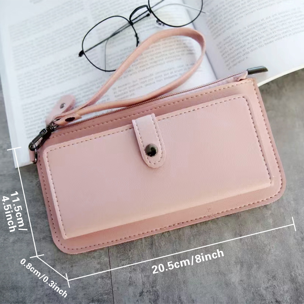 女性用ファッションPUレザー財布、カードバッグ、ハンドバッグ - Food Storage Notes のレビューと価格