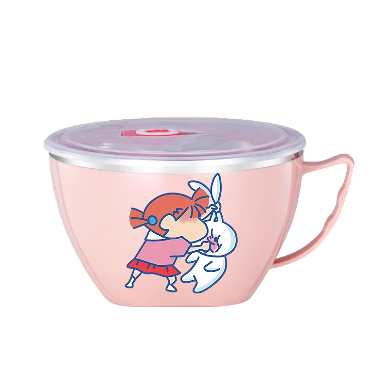 クレヨンしんちゃんヌードルボウル大容量ステンレスボウル二層熱 - Food Storage Utensils のレビューと価格