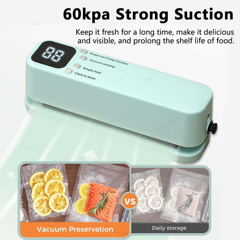 真空シーラー ポータブルミニフードシーラー USB充電式 ワ - Vacuum Sealer Bag のレビューと価格