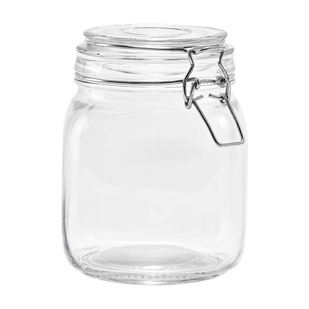メインステイズ 38オンス ガラス製食品保存容器 ロック式密 - Food Storage With Glass Lids のレビューと価格