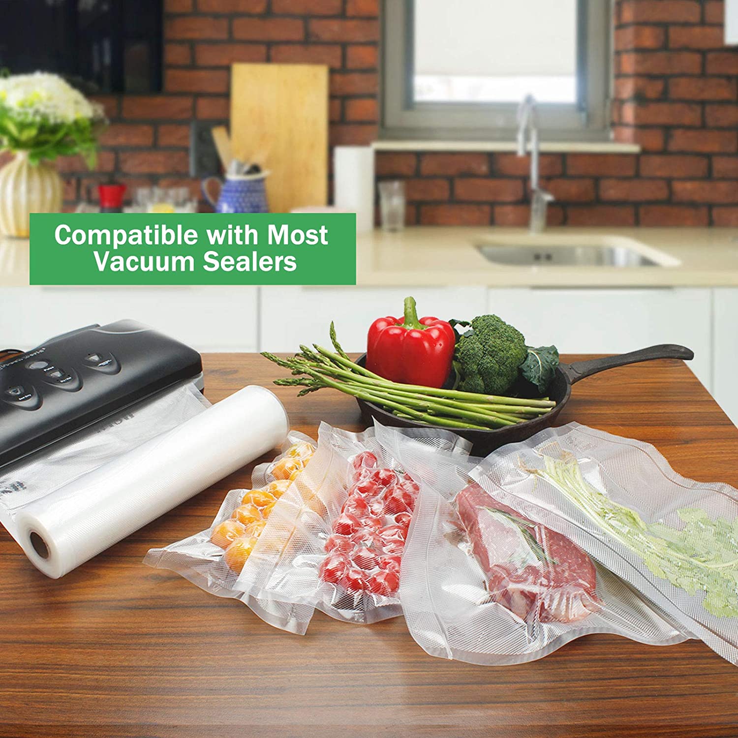 食品用真空袋 真空シーラー 保存袋 真空包装用シーラー - Vacuum Sealer Bag のレビューと価格