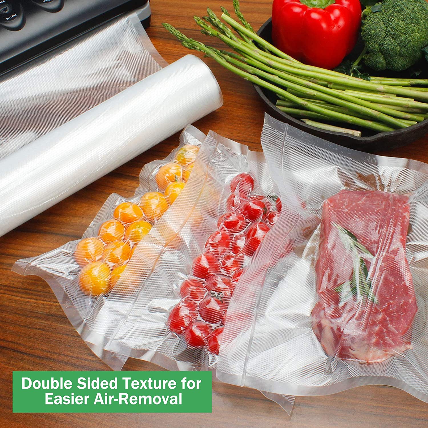 食品用真空袋 真空シーラー 保存袋 真空包装用シーラー - Vacuum Sealer Bag のレビューと価格