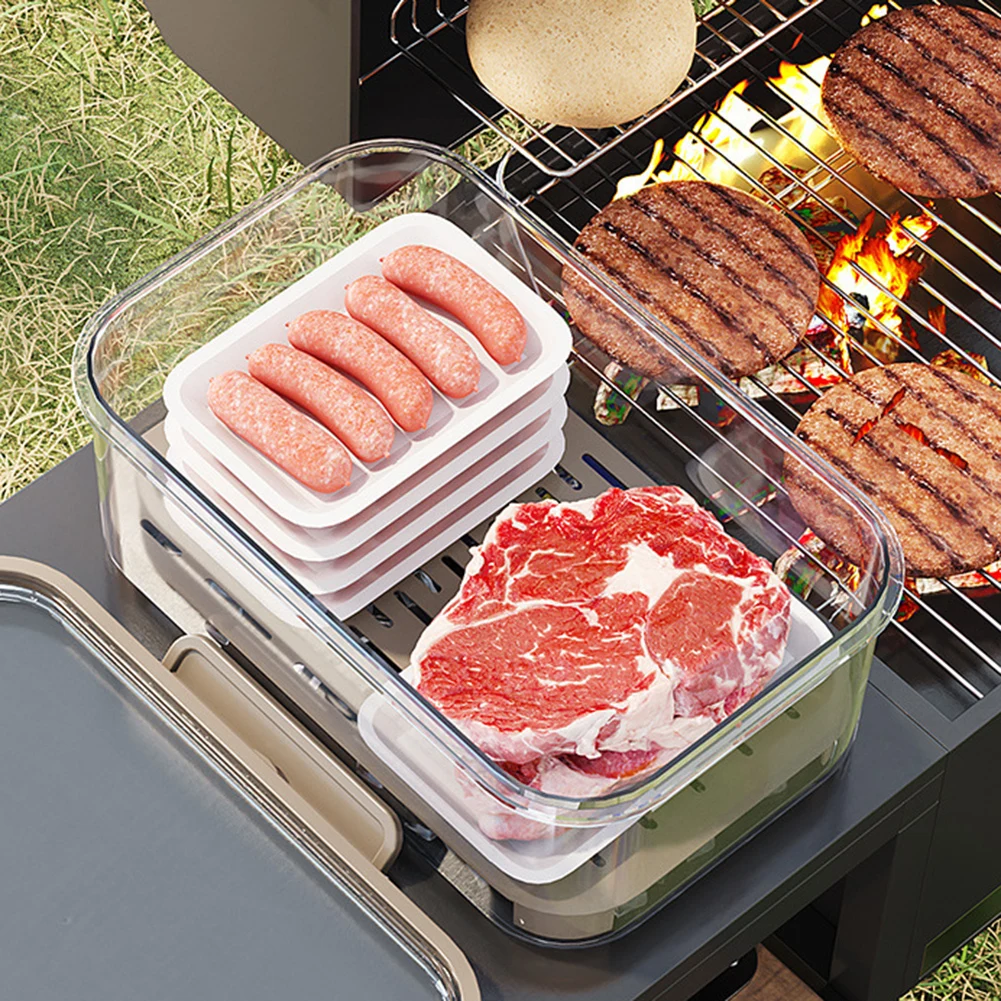 ポータブル食品保存容器 大容量 気密鮮度ボックス 排水プレー - Food Storage Cupboard のレビューと価格