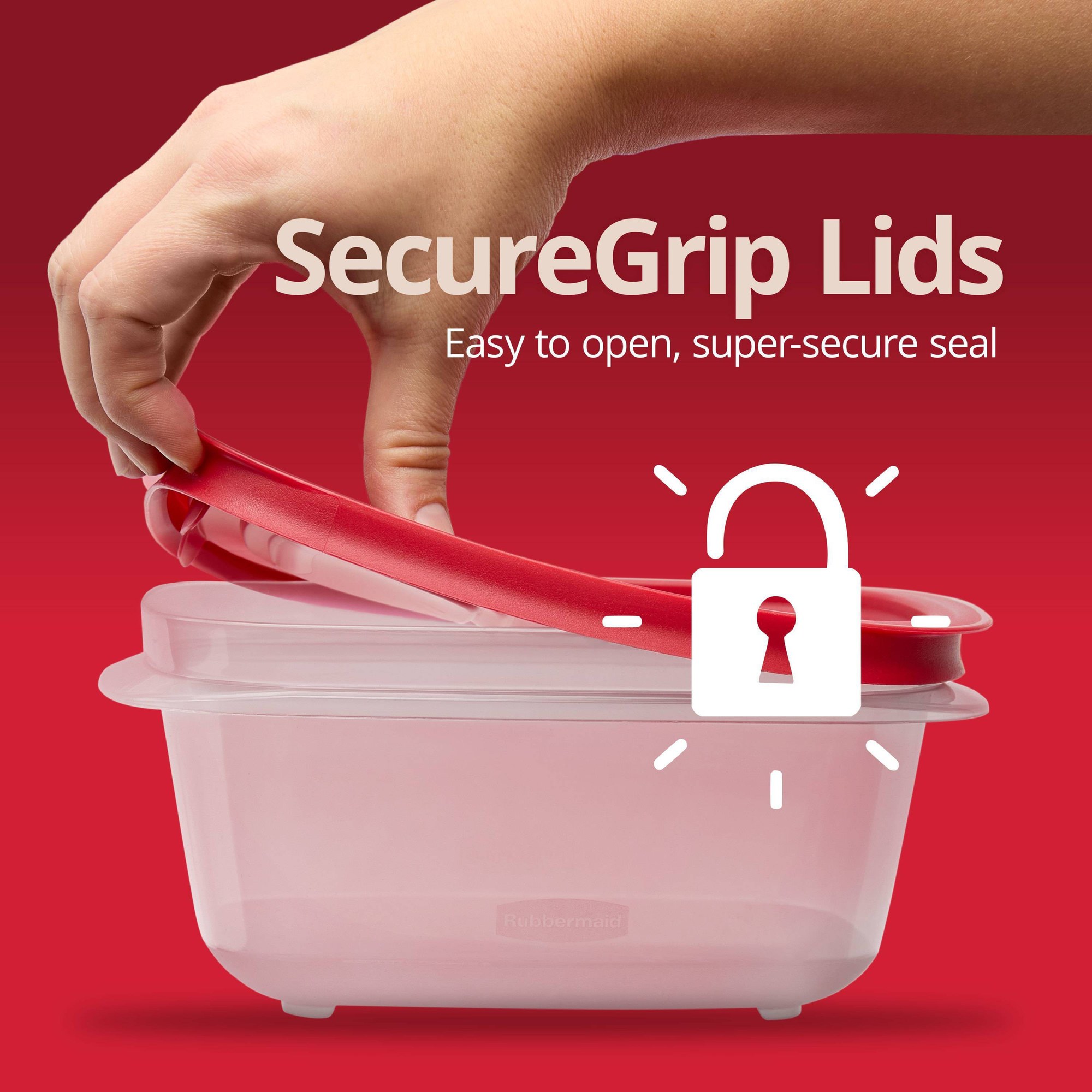 5.26カップ長方形食品保存容器、赤いイージーストア蓋付き、 - Food Storage Prep Containers のレビューと価格