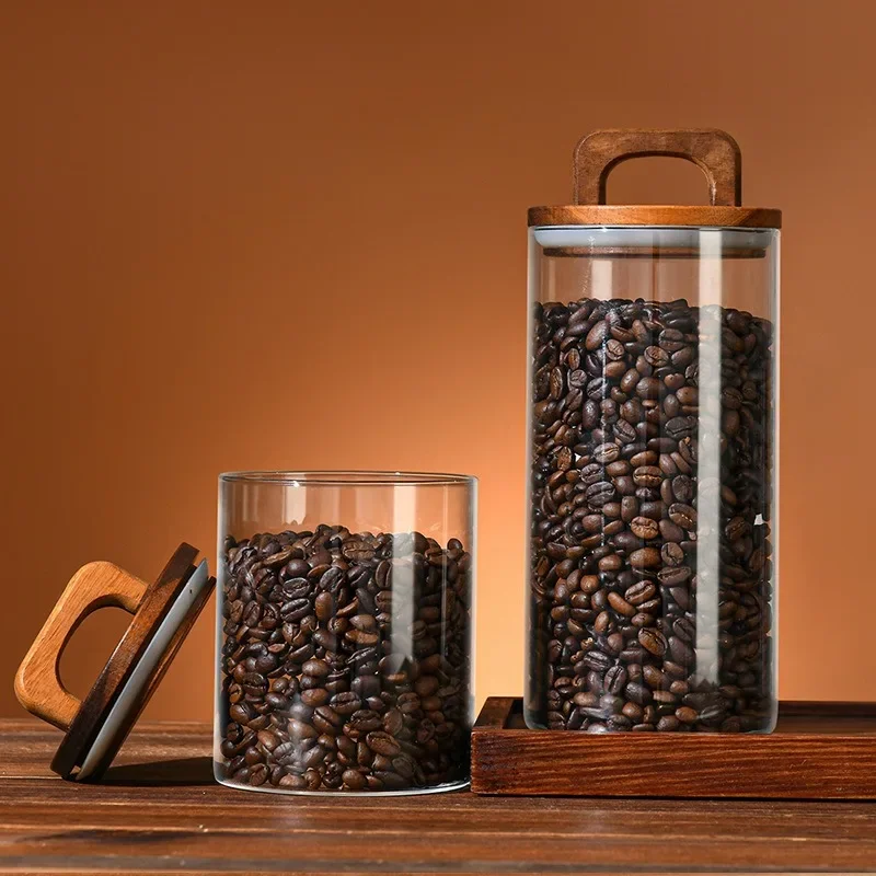 透明なガラス瓶 竹蓋付き 密封キャニスター 食品保存容器 ル - Food Storage With Glass Lids のレビューと価格