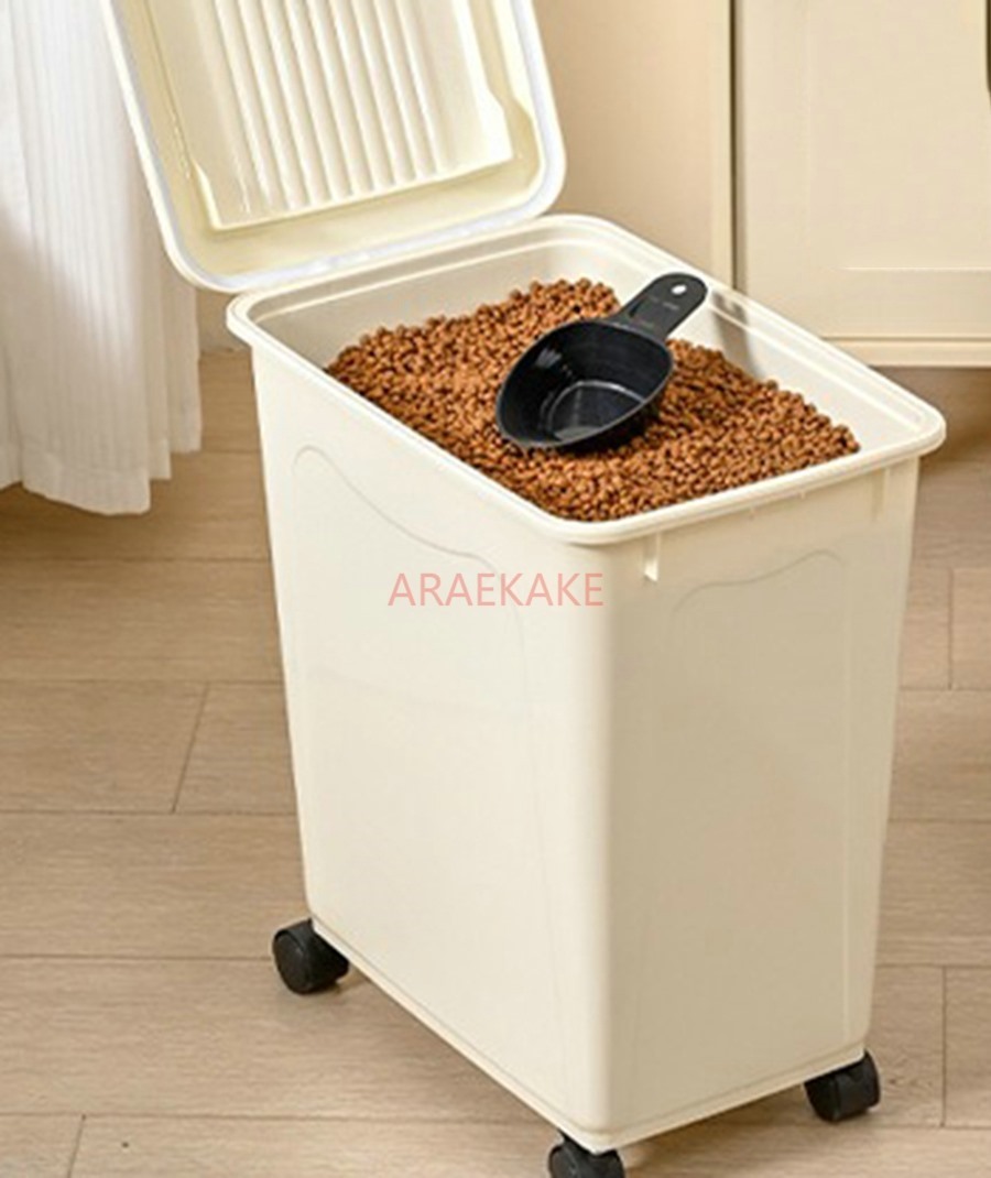 大容量の厚いドッグフードバケツ、穀物貯蔵バケツ、密閉された防 - Food Storage For Dog のレビューと価格