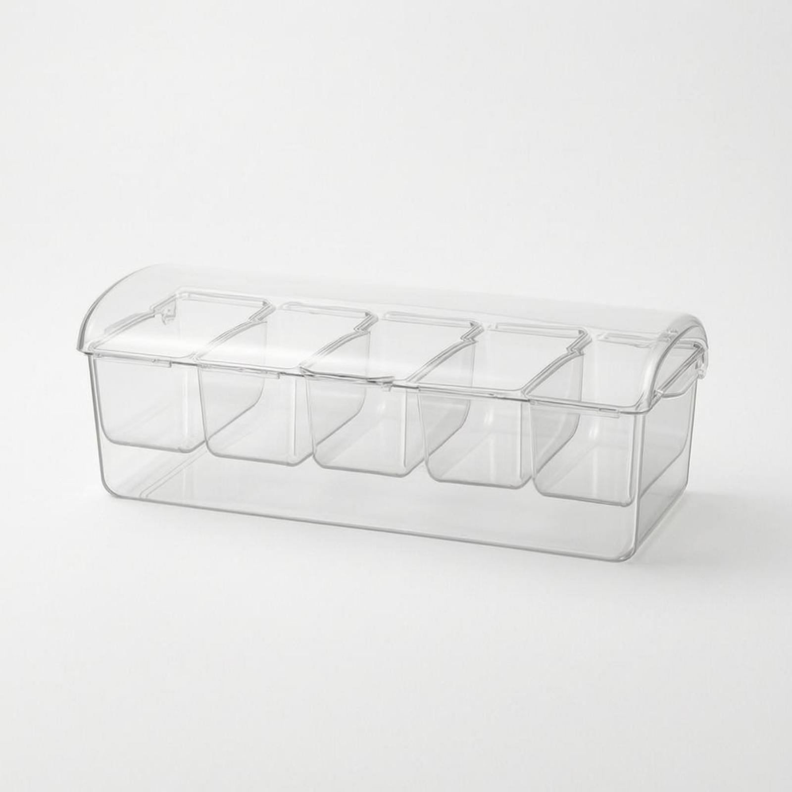 気密性の高いサラダ保存容器、5つのコンパートメント付きの長方 - Food Storage Prep Containers のレビューと価格