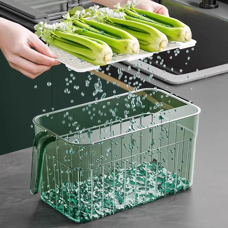 冷蔵庫整理収納ボックス、卵、果物、野菜、食品グレードの収納小 - Food Storage Cupboard のレビューと価格