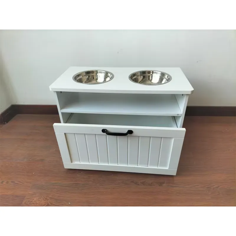 モダンな5Lステンレス製マグネット式ドア付きドッグフード収納 - Food Storage For Dog のレビューと価格