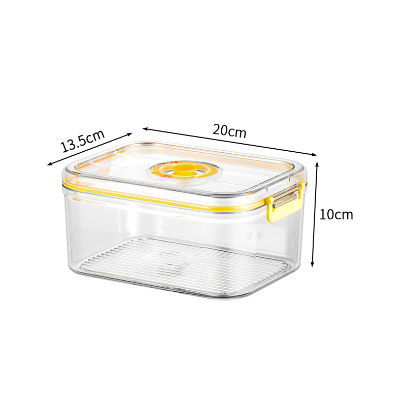 真空鮮度保持ボックス冷蔵庫密閉キャニスターウォーマー透明食品 - Food Storage Cupboard のレビューと価格