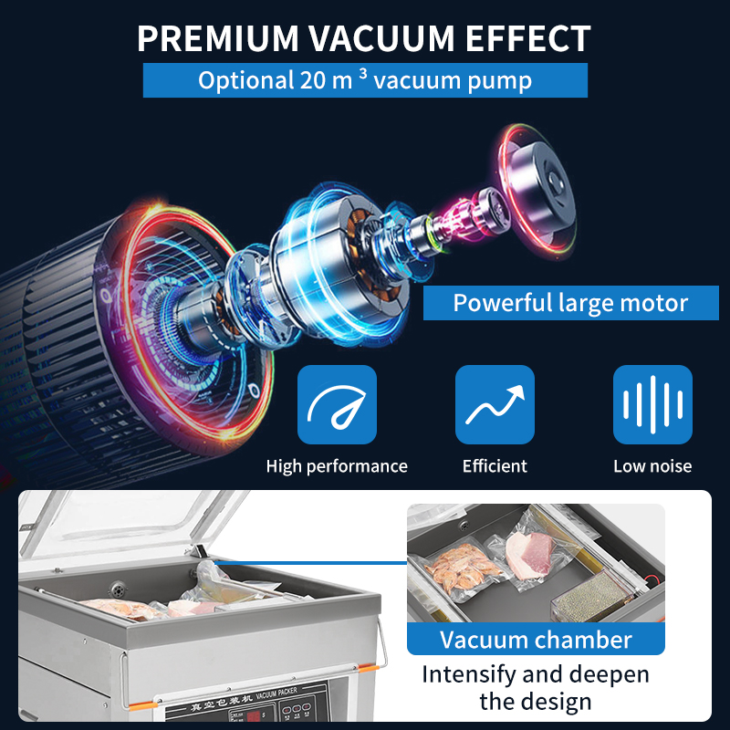 DZ-500 縦型単室食品真空シーラー半自動包装機（モーター - Vacuum Sealer Bag のレビューと価格