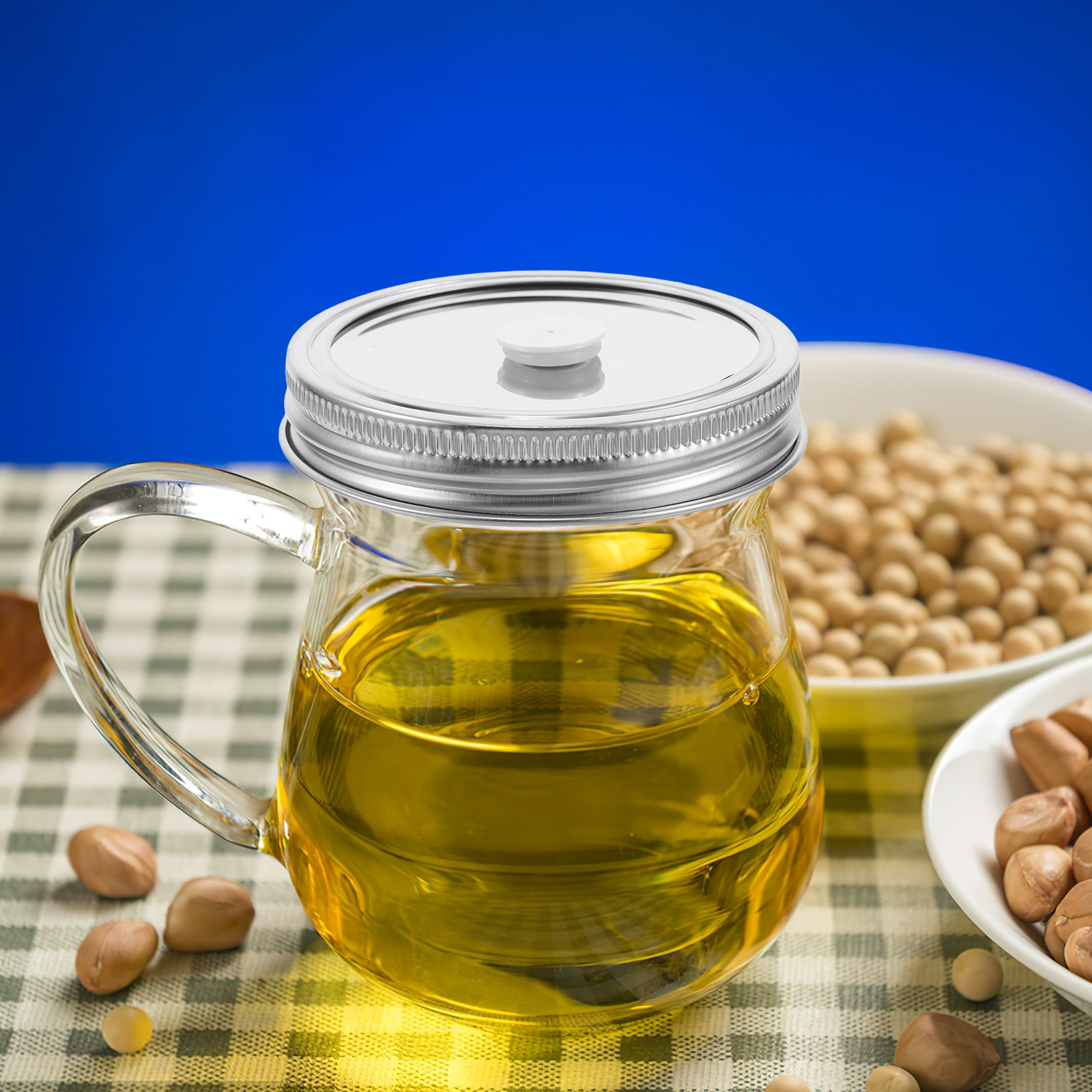 2個入りメイソンジャー真空シーラー蓋 ステンレス製分割型気密 - Food Storage Types のレビューと価格