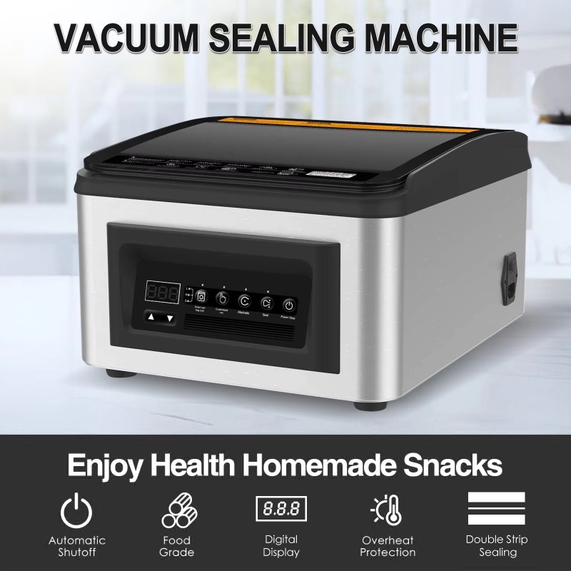卓上電気真空シーラーマシン 110V 220V 家庭用キッチ - Vacuum Sealer Bag のレビューと価格