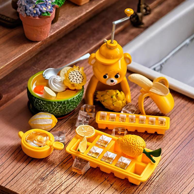 2 個女の子のおもちゃ新しいミニチュアドールハウス食品アイス - Food Storage Usa のレビューと価格