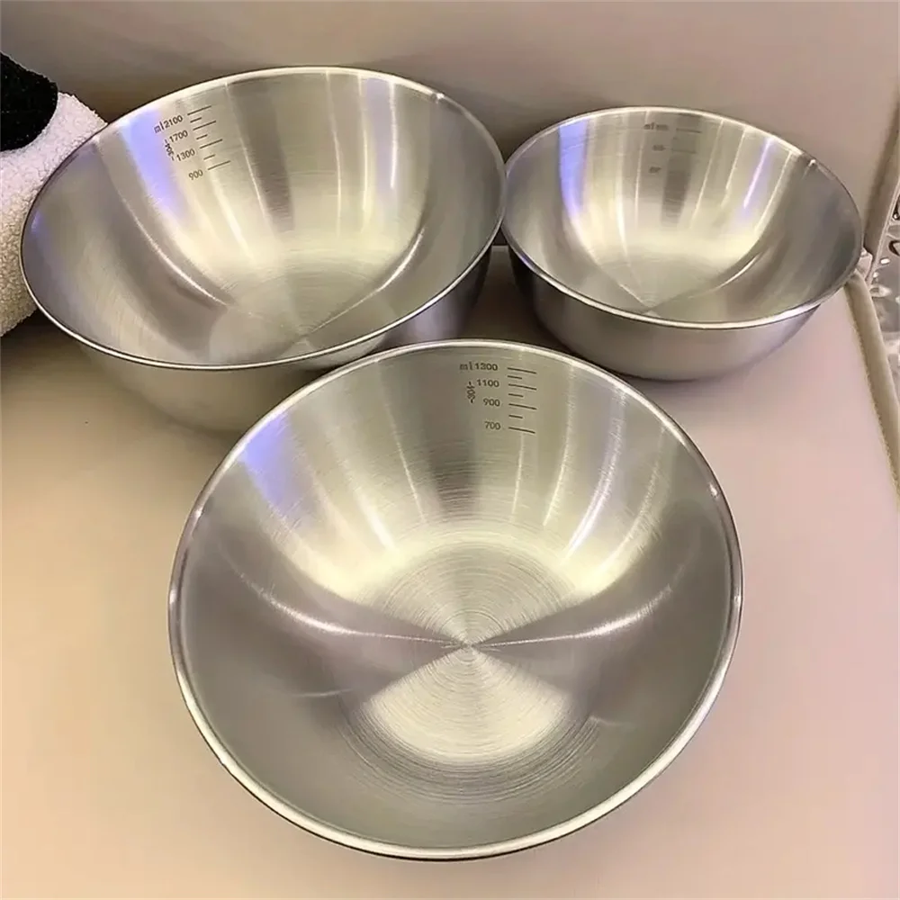 1～3個のステンレス製ボウルセット、計量機能付き、調理、ベー - Food Storage Utensils のレビューと価格
