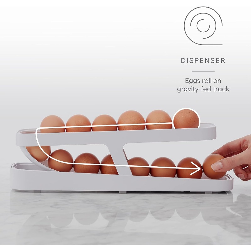 卵ディスペンサー（二層式）、省スペースの回転式卵ディスペンサ - Food Storage Types のレビューと価格
