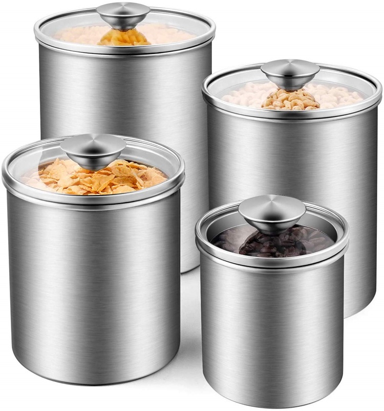 食品保存容器 茶葉 コーヒー 砂糖 小麦粉 密閉 キッチン  - Food Storage With Glass Lids のレビューと価格
