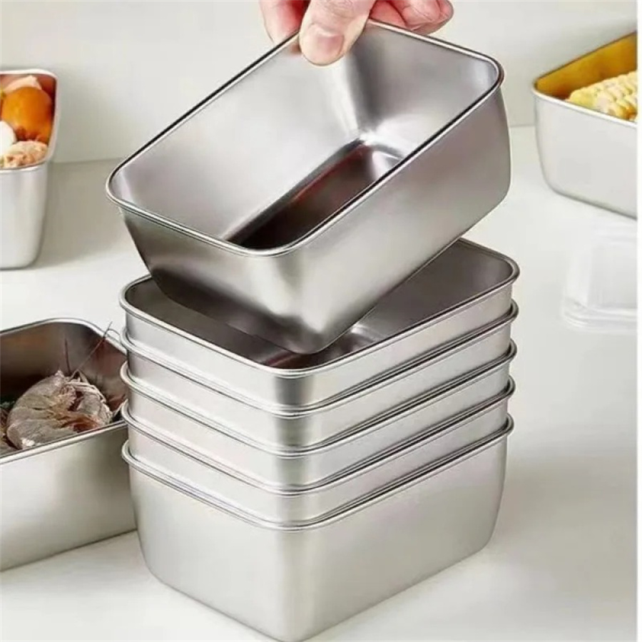 1/3/5 個ステンレス鋼食品収納ボックス鮮度保持ボックス蓋 - Food Storage Cupboard のレビューと価格