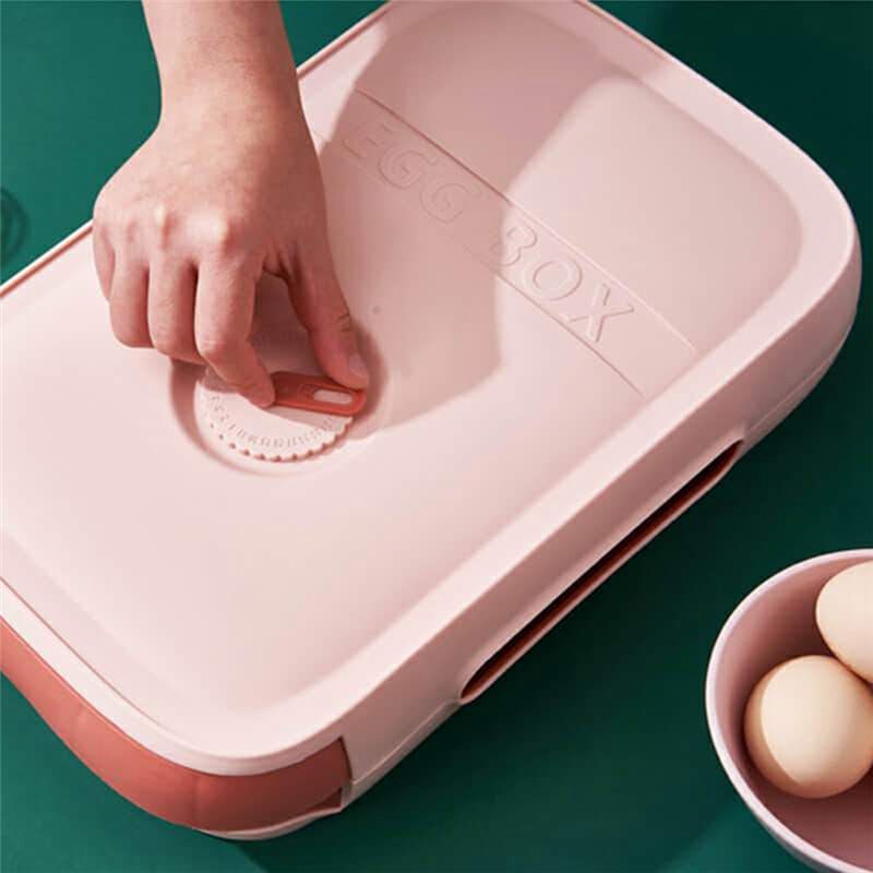 AEE6-卵収納容器 冷蔵庫用引き出し式卵トレイ 冷蔵庫オー - Food Storage Types のレビューと価格
